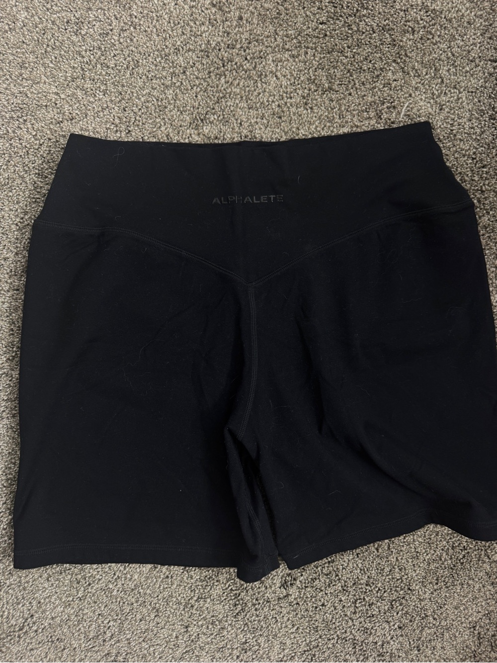 Alphabets black gym shorts size XXL